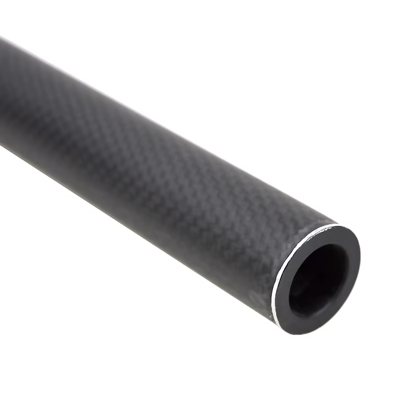 Guidon de vélo de course entièrement en fibre de carbone mat 3K