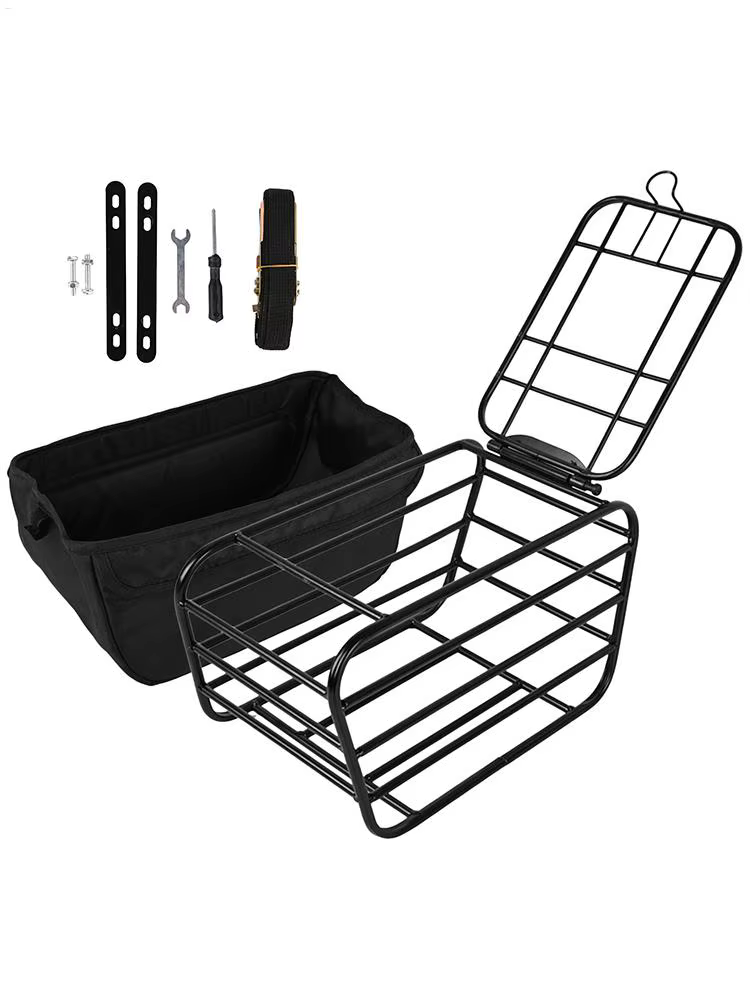 Panier de vélo en acier carbone robuste