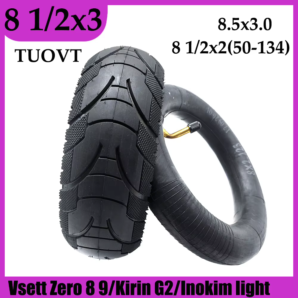 Tuovt 8 1/2x3.0 pneus pneumatiques 8.5x3.0 Scooter électrique 8 1/2X2(50-134) Upgrade tubercule
