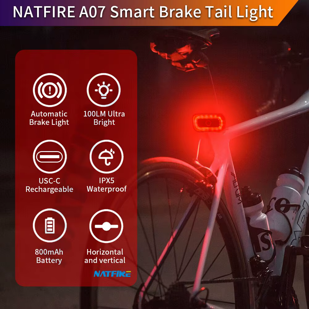 Enquêter arrière de vélo intelligent A07