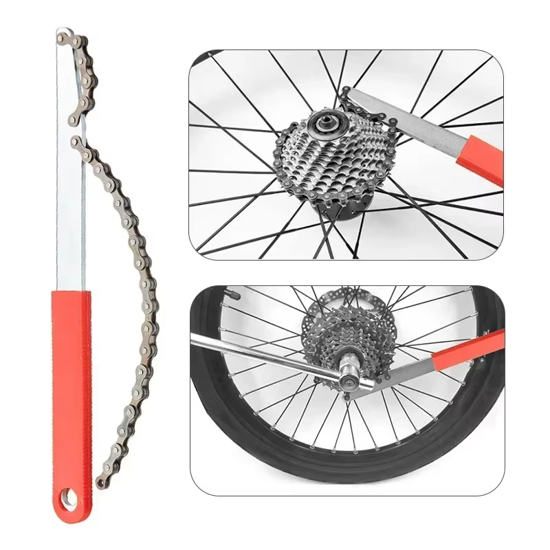 Kit d'outils de retrait de volant d'inertie de vélo avec clé à Cassette 12 dents clé