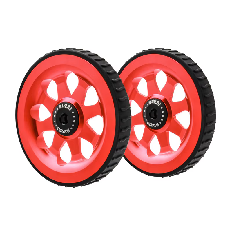 Roues d'assistant de vélo pliantes 85x12mm