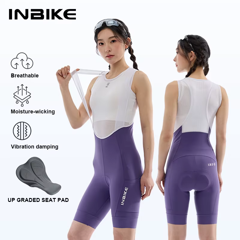INBIKE Short de cyclisme pour femme