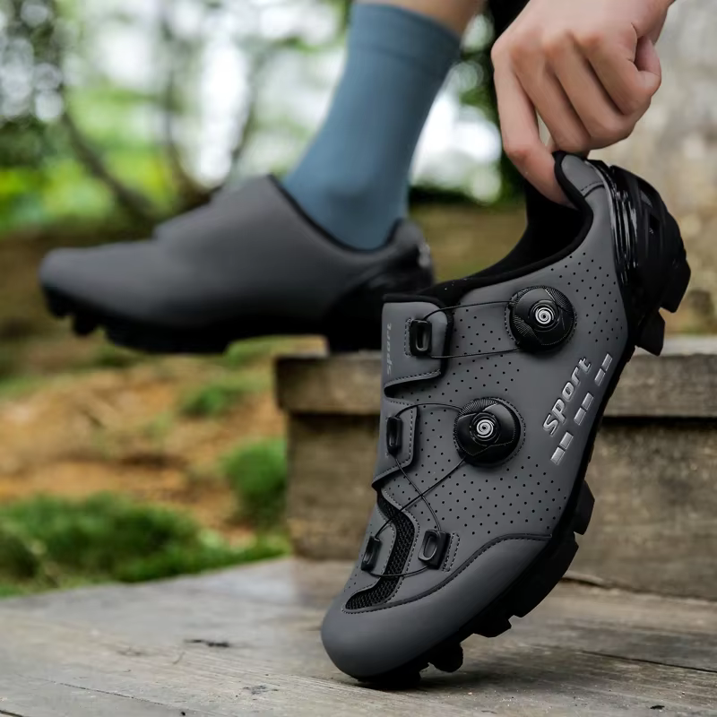 Nouvelles chaussures de cyclisme vtt femmes rose haute qualité antidérapant autobloquant