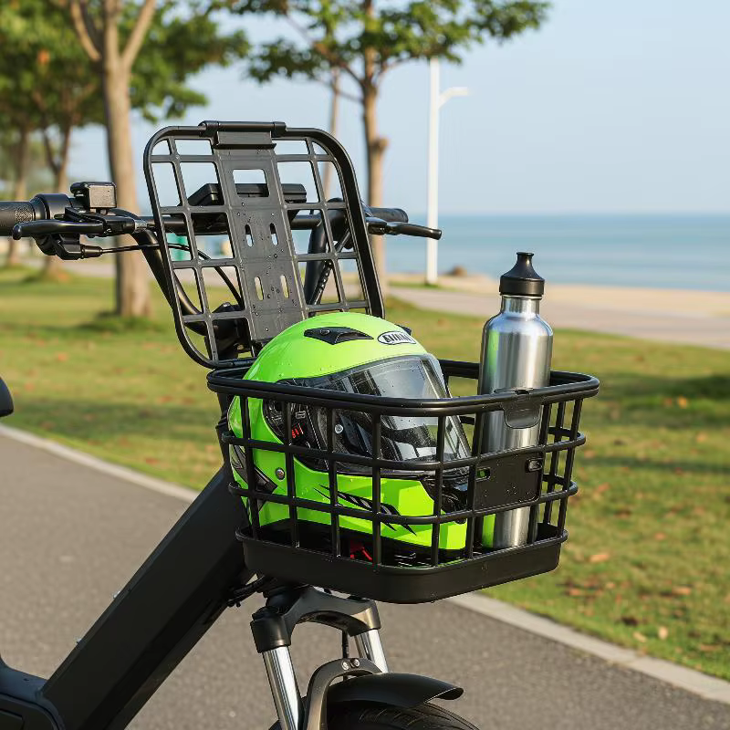 Nouveau panier avant noir pour vélo