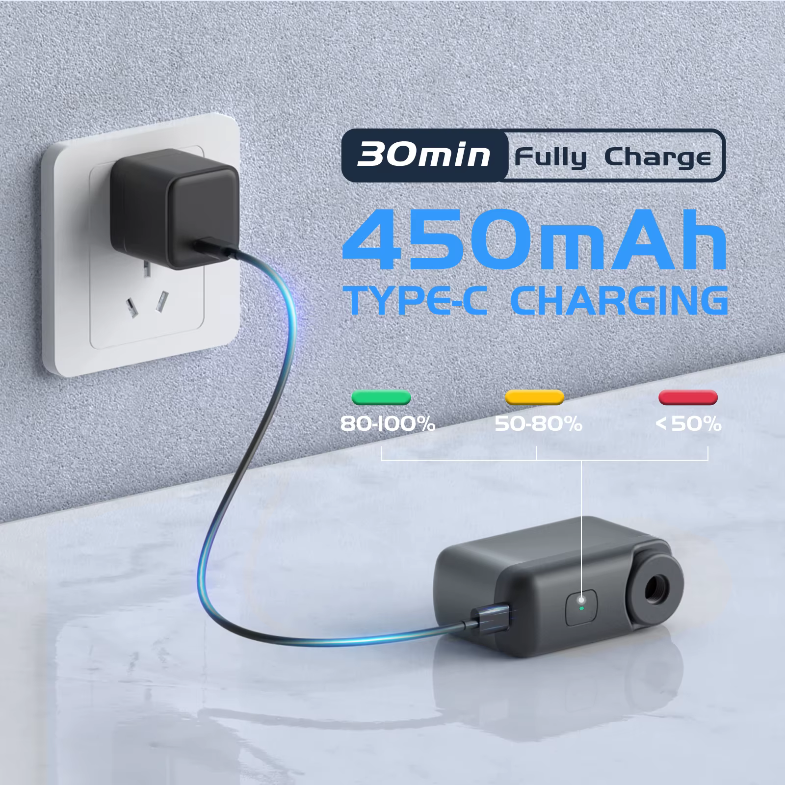 Mini pompe à vélo gonfleur de pneus 120PSI batterie Rechargeable maximale accessoires