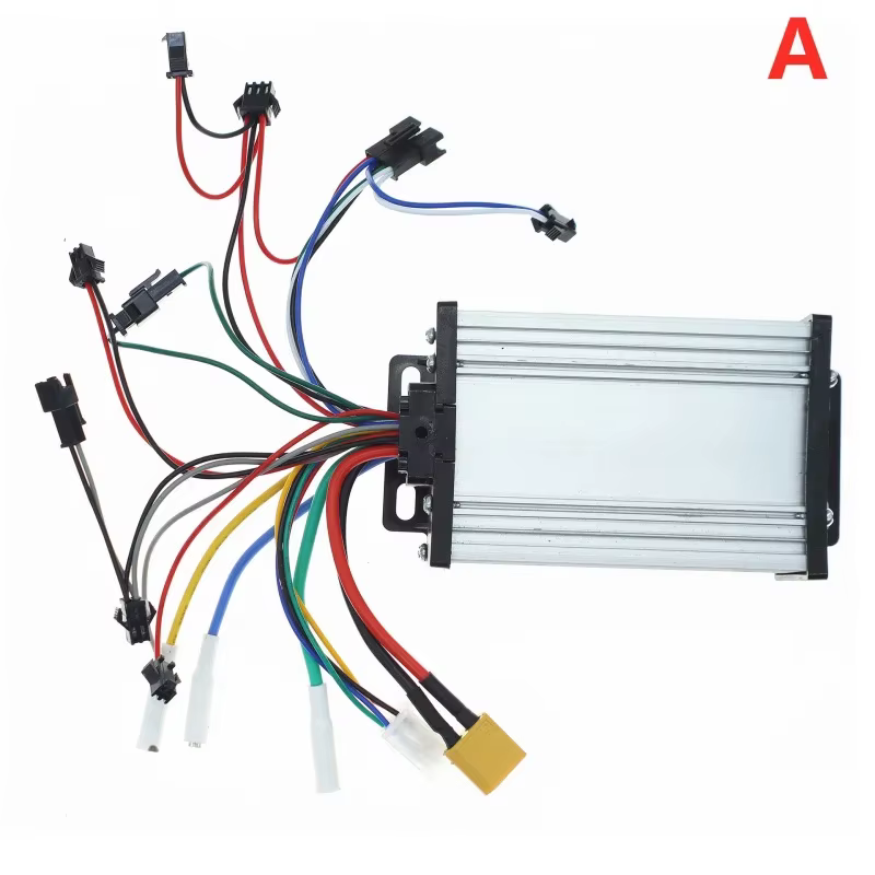 Contrôleur de trottinette électrique 48V-60V 25A 6 tubes double entraînement universel avec écran LCD Damao et