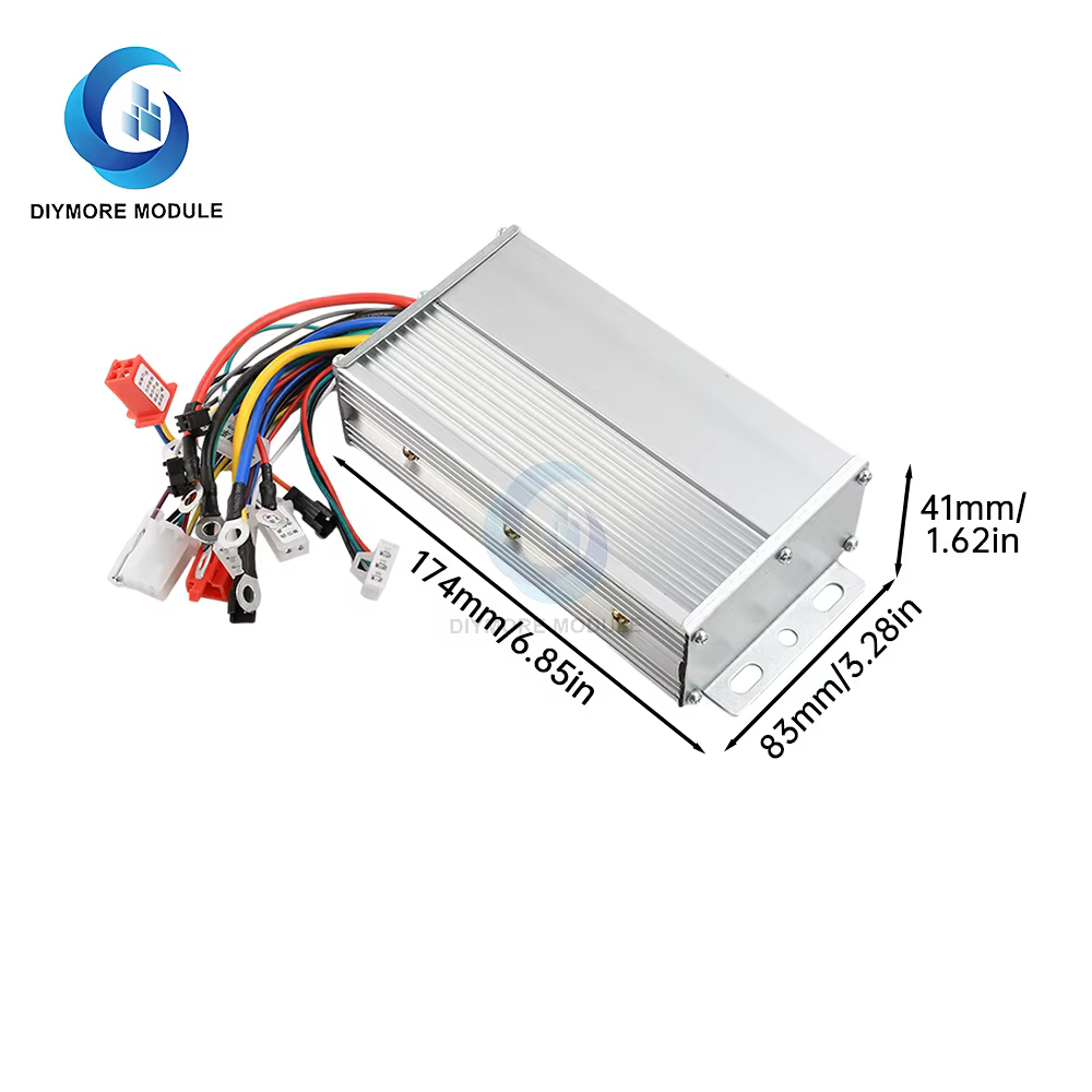 Contrôleur Intelligent sans balais pour vélo électrique 36-72V, 350-1500W, pour accessoires de Scooter électrique