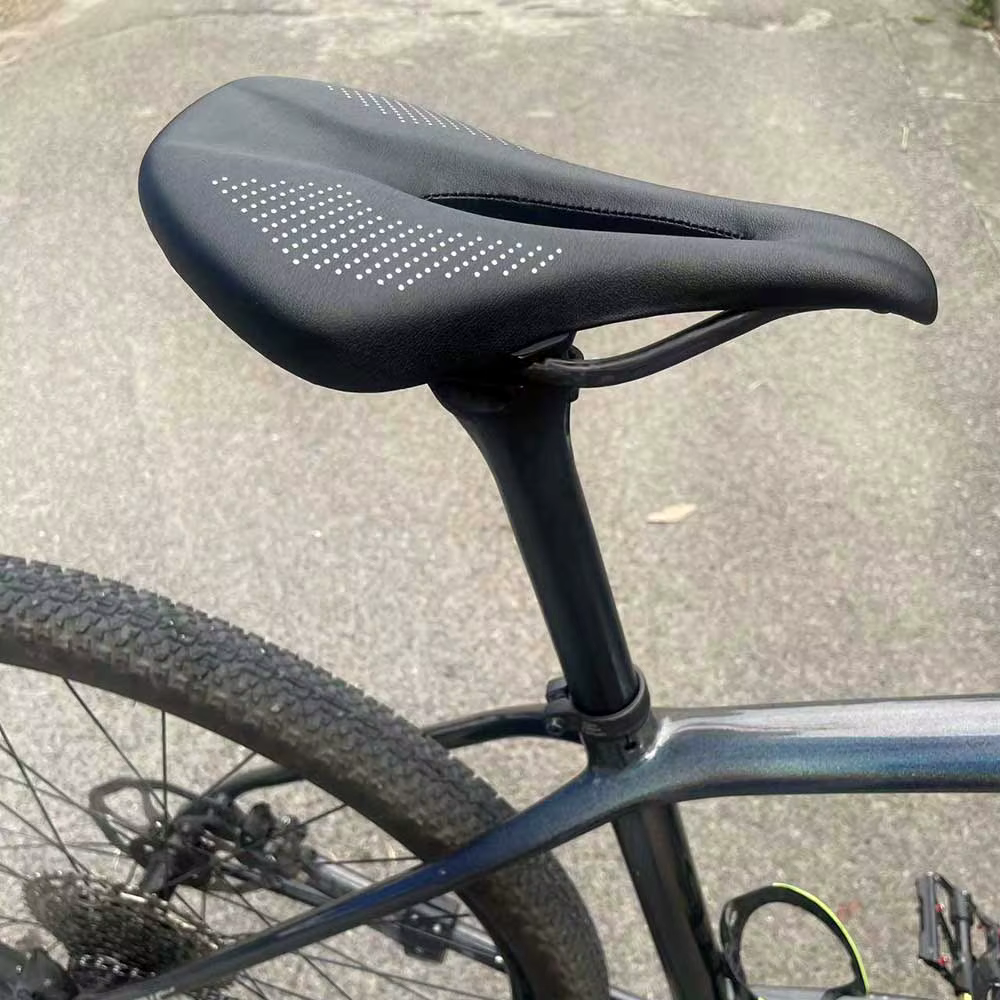 Elitaone-Selle de vélo de route en carbone nu