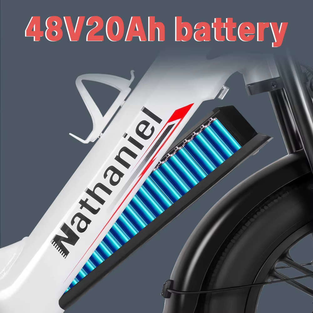 Roue intégrée à double entraînement pour vélo électrique 2000W 20x4.0