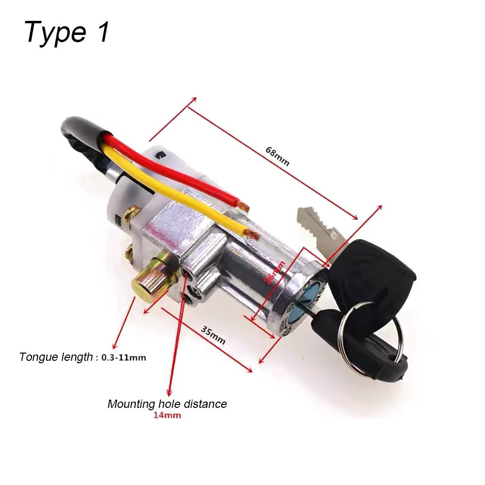 Verrouillage de batterie de vélo électrique avec 2 prédire
