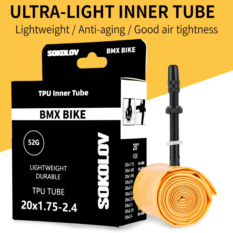 Chambre à air de vélo en TPU 20 pouces 406/451 pour pneu de vélo BMX