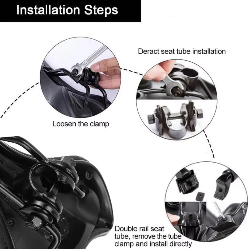 Selle de vélo de montagne confortable pour hommes et femmes