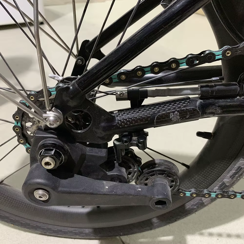 Trigo-Autocollant de protection de cadre triangulaire arrière pour vélo pliant Bromsilice