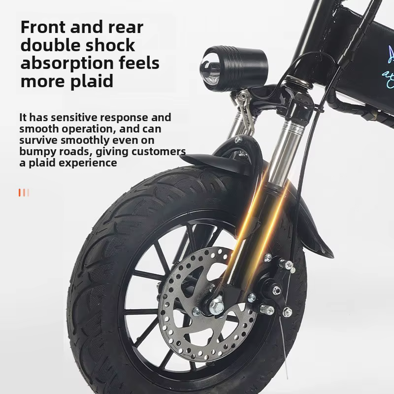 Pliant avec panier Scooter électrique Mini petite batterie au Lithium amovible Tricycle