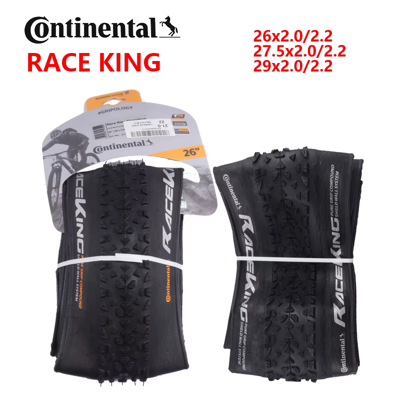Continental RACE KING pneus de VTT montagne XC Anti-crevaison pneu de vélo Tubeless 26x2.0/2.2 27.5x2.0/2.2 29x2.0/2.2