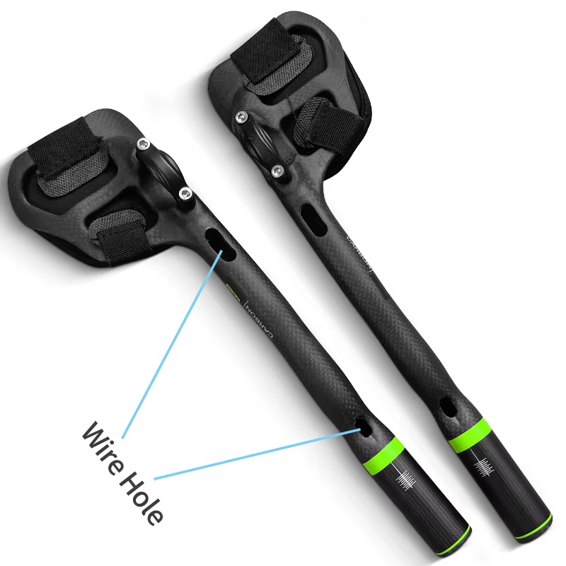 Guidon de vélo de route en fibre de carbone intégrale pour le cyclisme