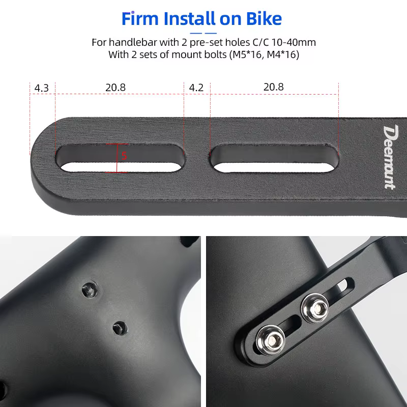 Support de fixation pour ordinateur de vélo Deemount