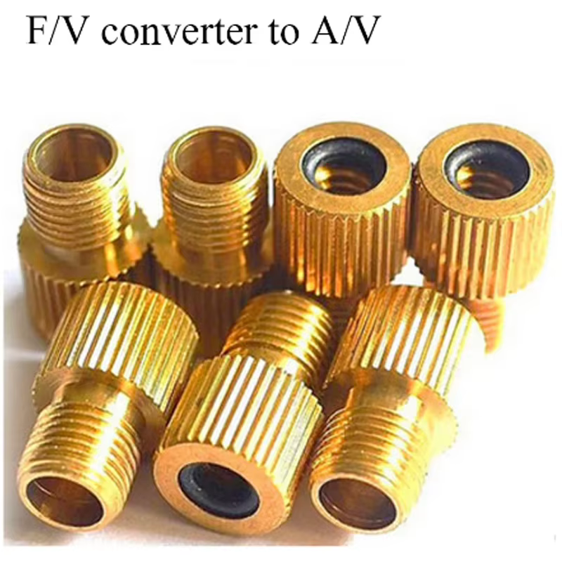 Lot de 2/5/10 adaptateurs de valve de vélo F/V vers A/V