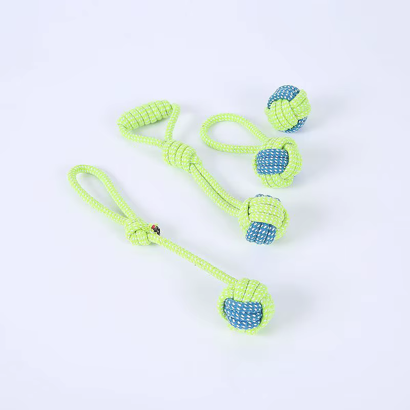 Jouets pour chiens de compagnie, pour chiens de grande et petite taille, jouet interactif en corde de coton, mini jouets pour chiens, balle pour chiens, accessoires, brosse à dents, jouet à mâcher pou