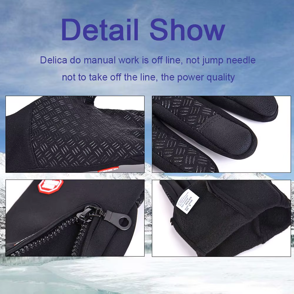 Gants de cyclisme d'hiver pour hommes et femmes
