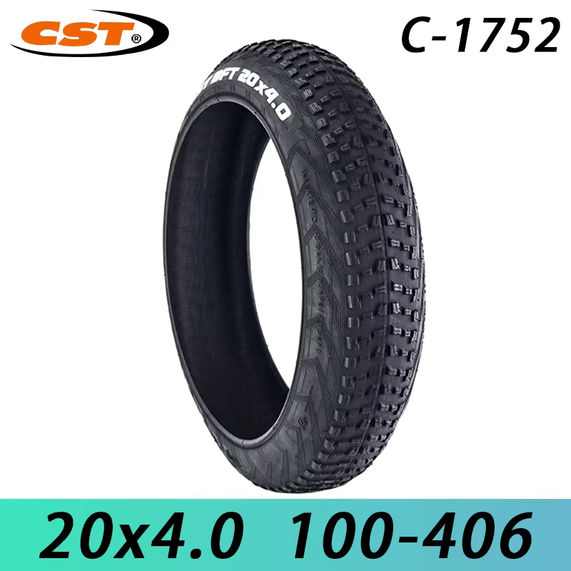 CST 20 pouces 100-406 20x4.0 gros pneu électrique motoneige plage vélo