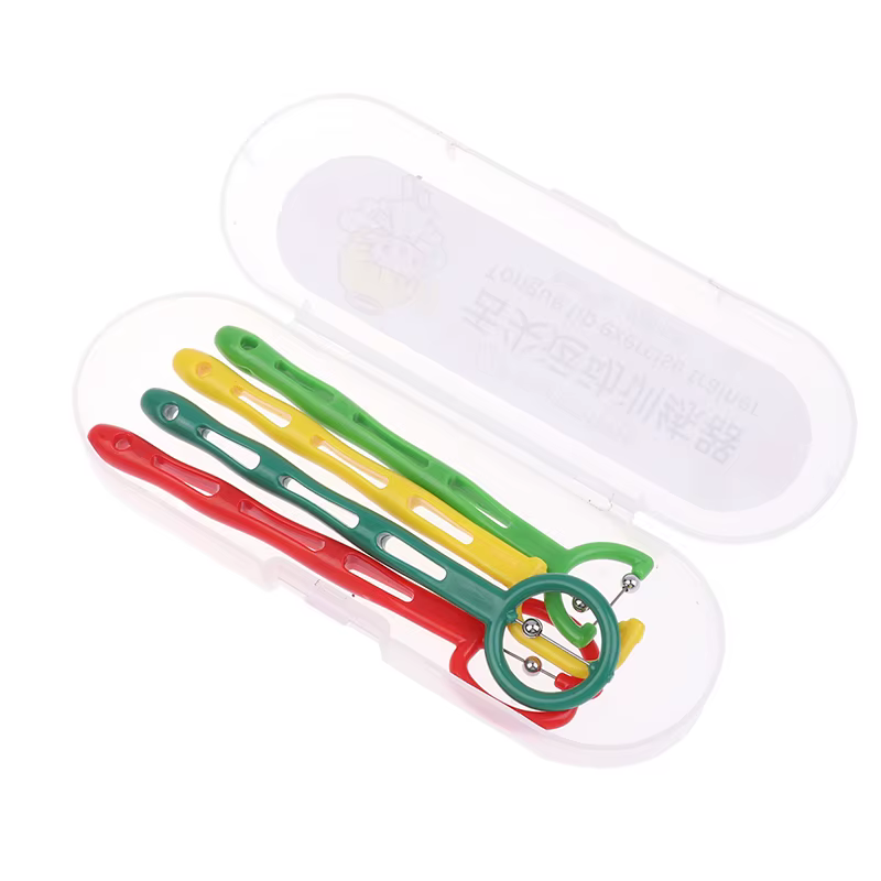 4 pièces/boîte – Exercice de pointe de langue pour adultes et enfants – Thérapie orthophonique, autisme, rééducation sensorielle – Entraîneur musculaire oral de la langue – Outils de communication