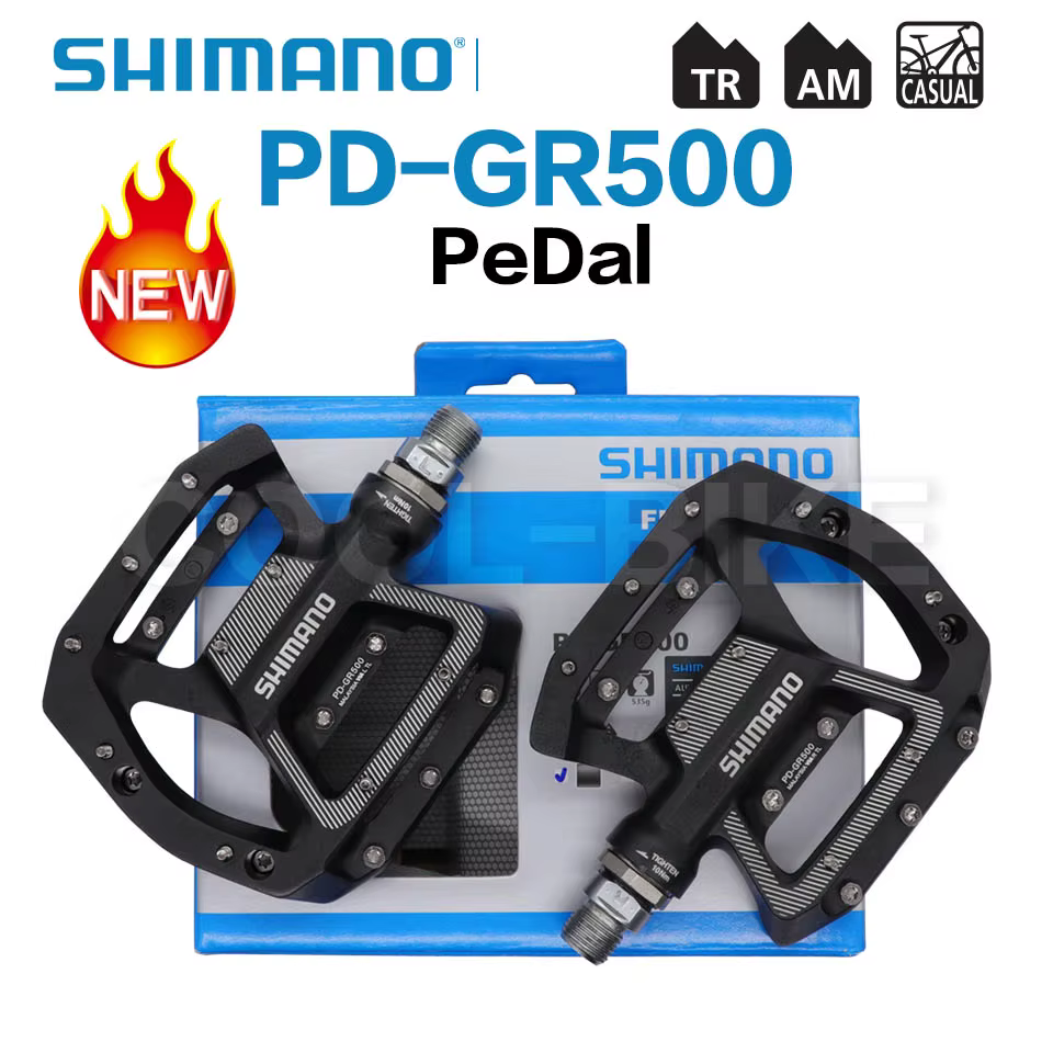 Shimano PD GR400 GR500 Pédales Plates pio VTT/Trail/Endflats/BMX Vélo