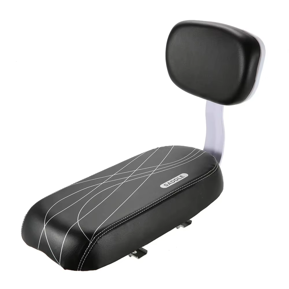 Selle arrière de vélo en cuir PU souple pour enfant