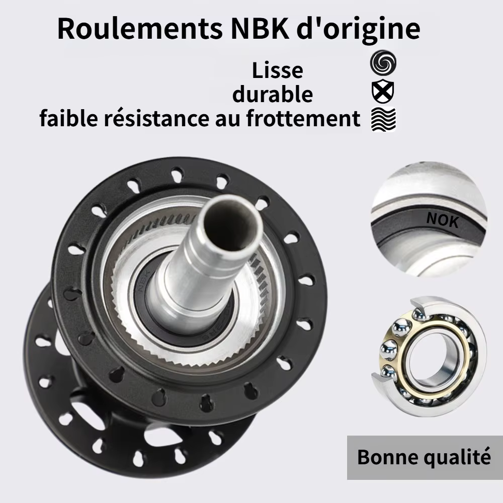 Moyeu arrière VTT TITMGER Noisy Cube Pro7 32 trous Boost 12x148 HG XD Micro Spline 6 cliquet pour Shimano SRAM