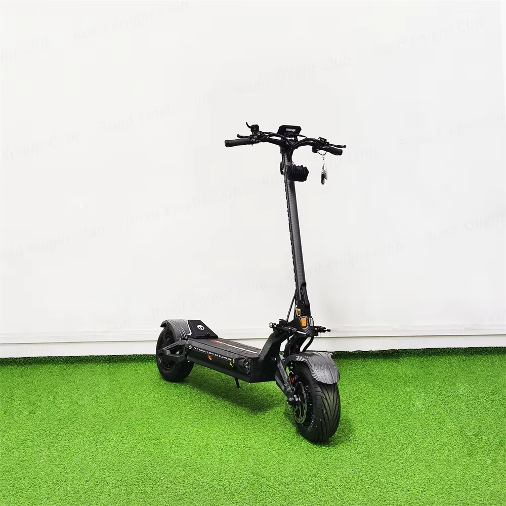 Trottinette électrique TEVERUN Fighter Supreme+ 7260R V6 2500W*2 Double moteur Batterie 72V 60Ah Écran 4 pouces Frein 4