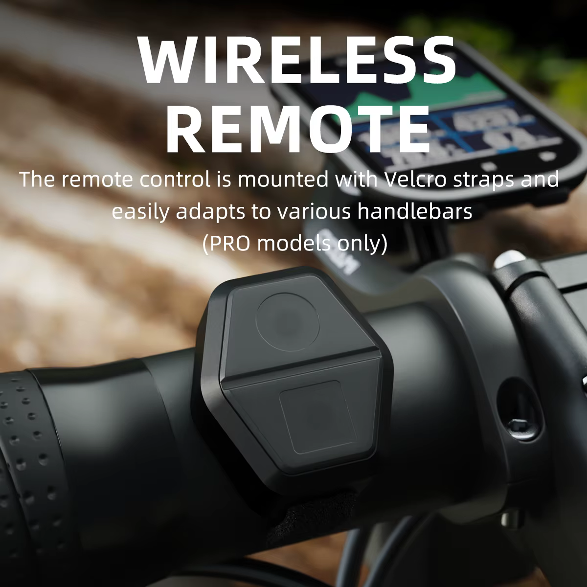 CYCLAMI phare de vélo CYC 1000 Lumen GoPro suspendu Ultra lumineux sans fil à distance coupe de ligne lampe avant