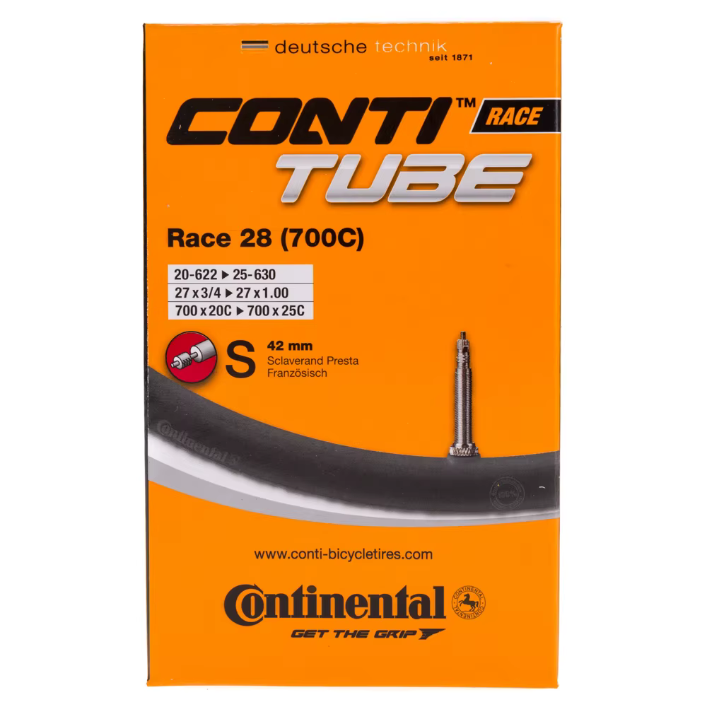 Chambre à air de vélo de route Continental CONTI RACE 700C 700 × 23C 700 × 25C 700x28C 700x32C 42mm/60mm/80mm