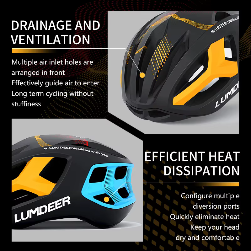 Nouveau casque de vélo avec feux arrière magnétiques léger sécurité de conduite Protection de la tête vtt casques de