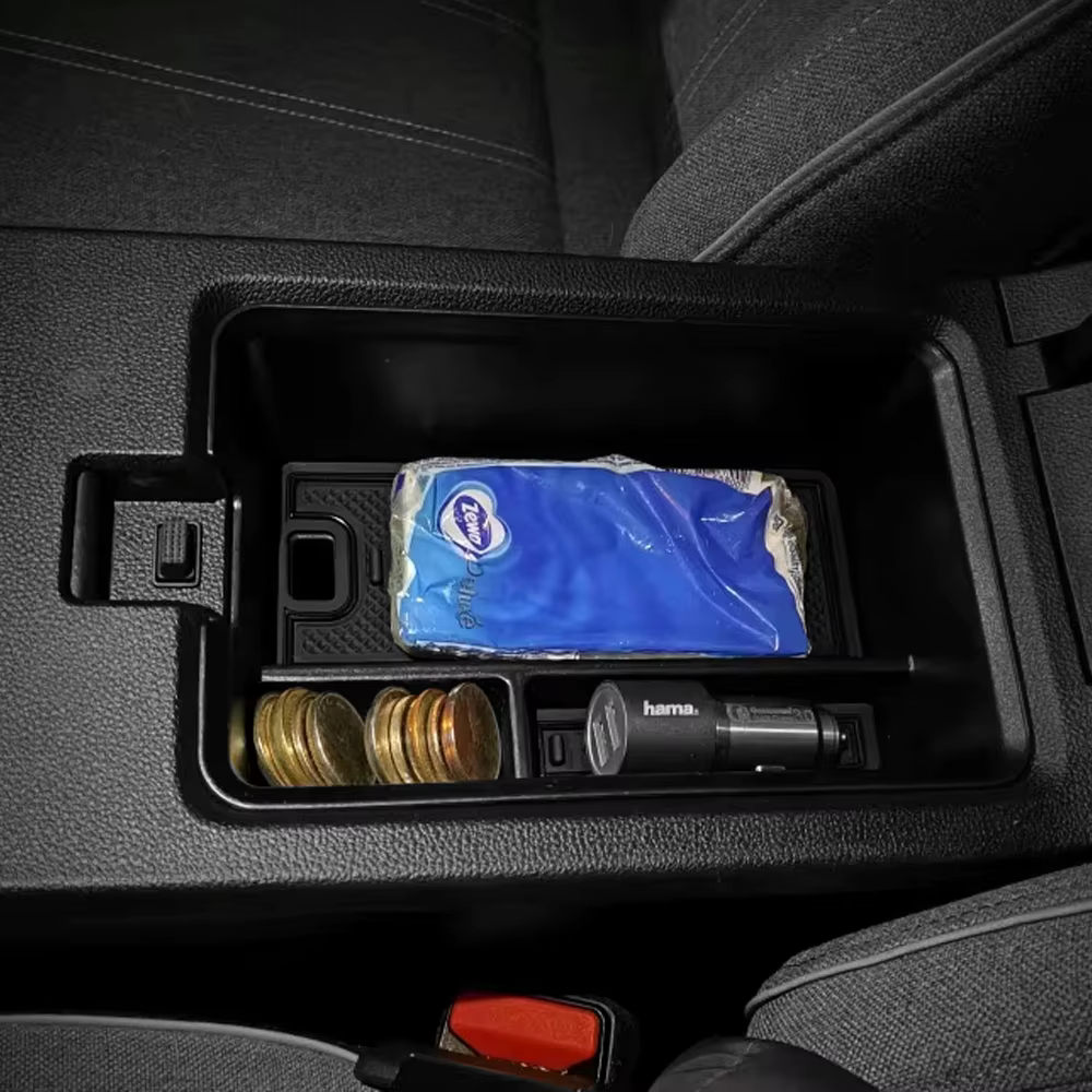 Boîte de rangement pour accoudoir de voiture ABS pour Renault Megane E-Tech 2022 2023, plateau de console centrale, accessoires d'organisation intérieure