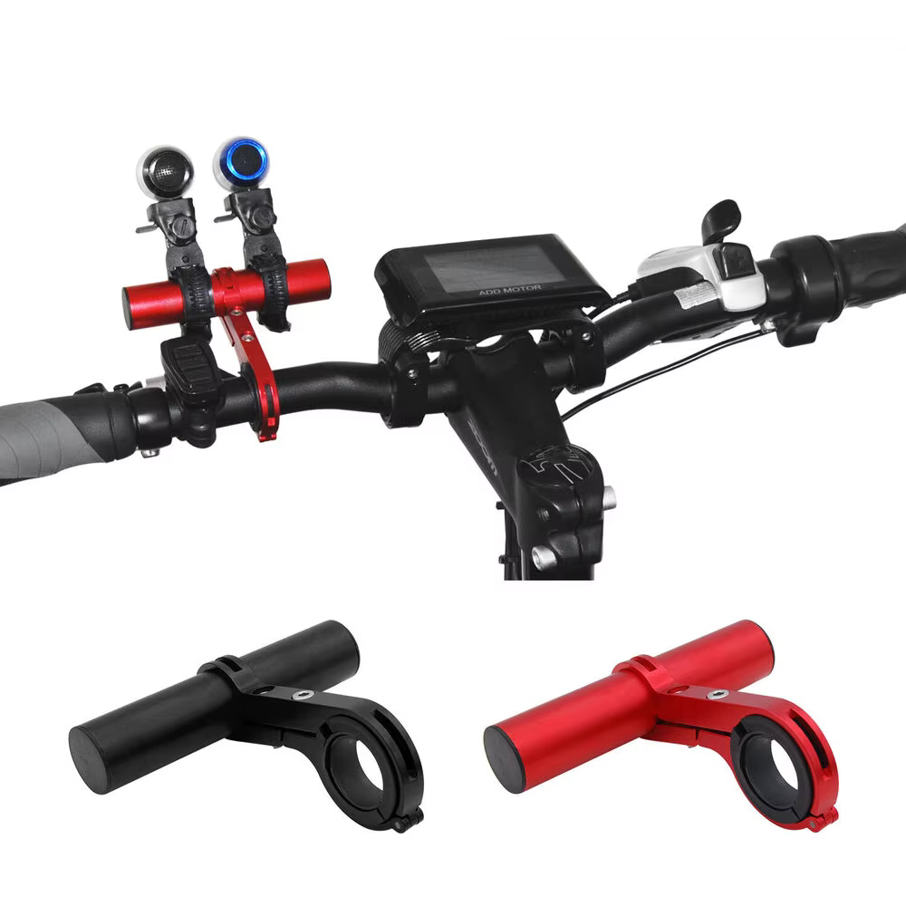 Support d'extension de guidon de vélo pour phare et GPS
