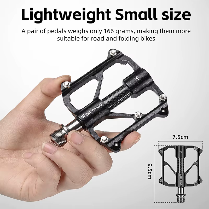 WEST BIKING-Pédales de vélo de route ultra-légères