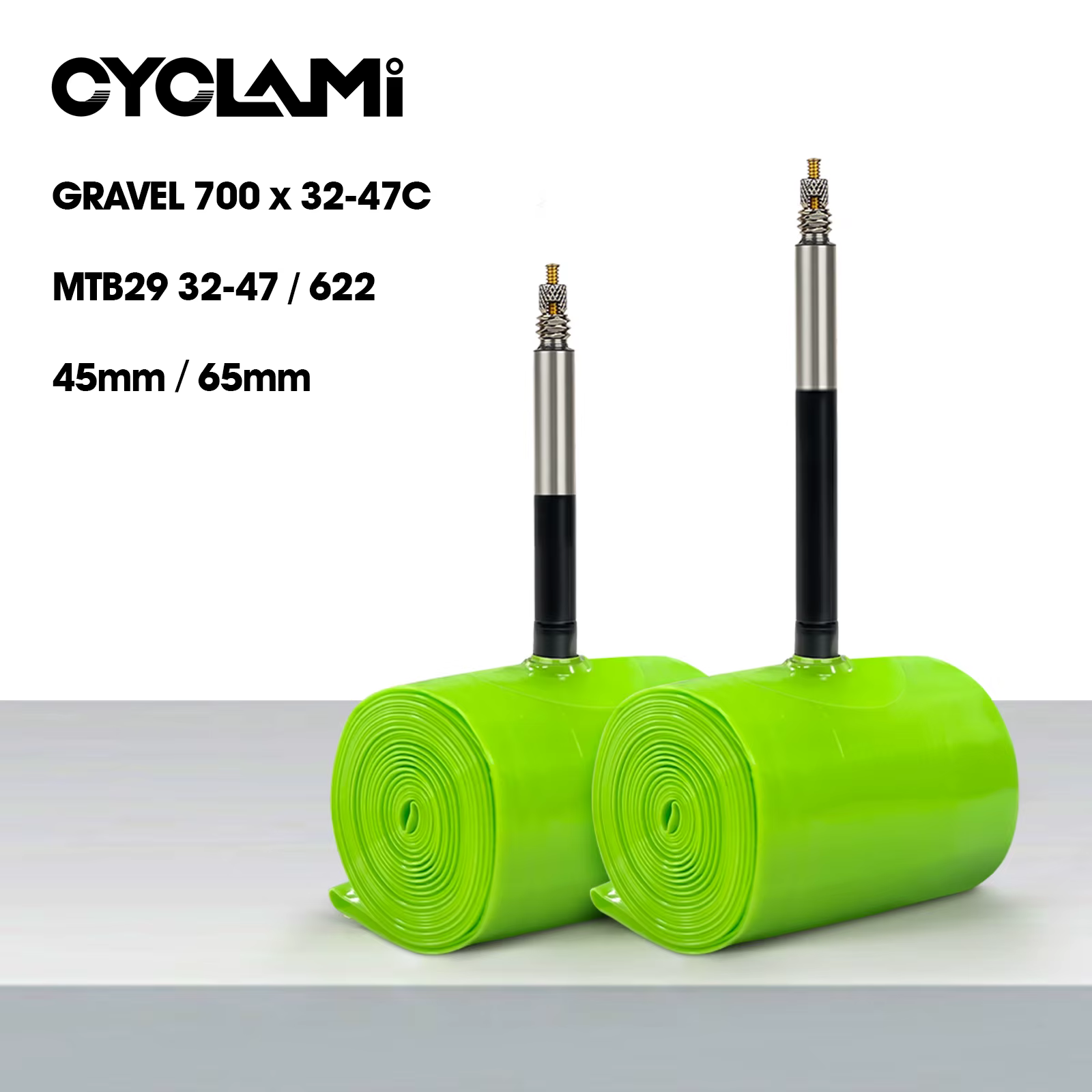 Chambre à air CYCLAMI pour vélo de gravier