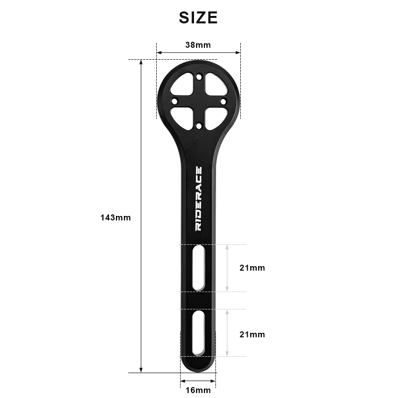 Support d'ordinateur de vélo CNC en alliage d'aluminium