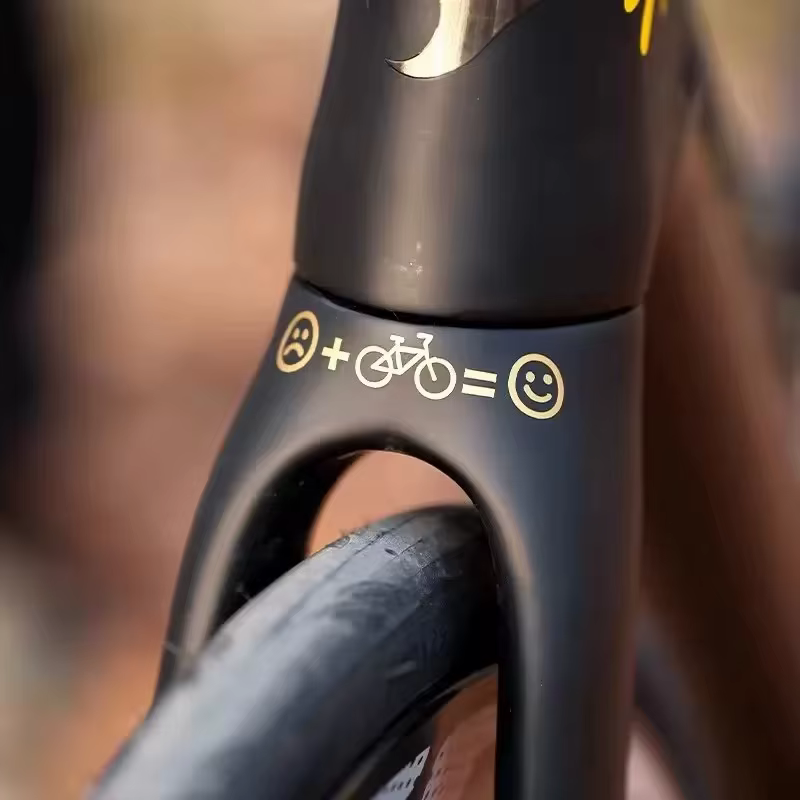 1 ensemble d'autocollants personnalisés pour vélo