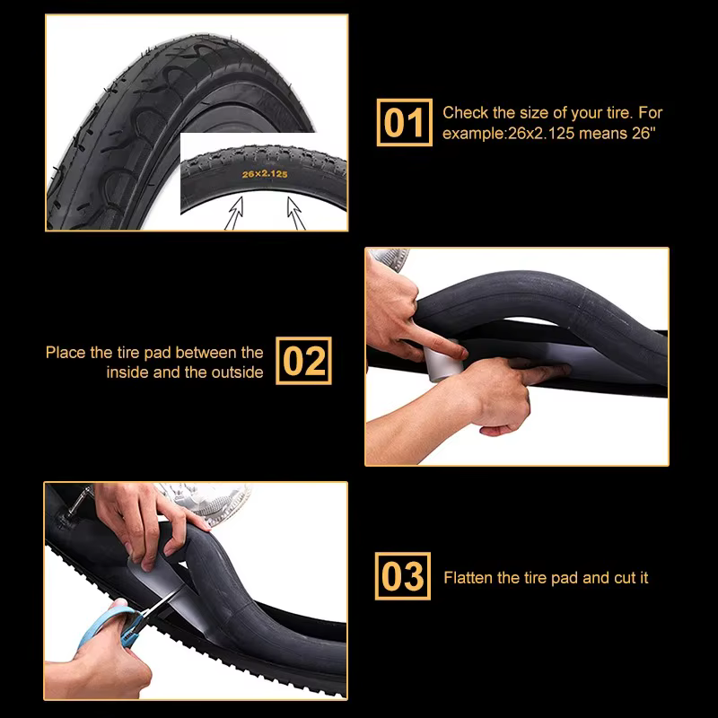 Ceinture anti-crevaison pour cyclisme