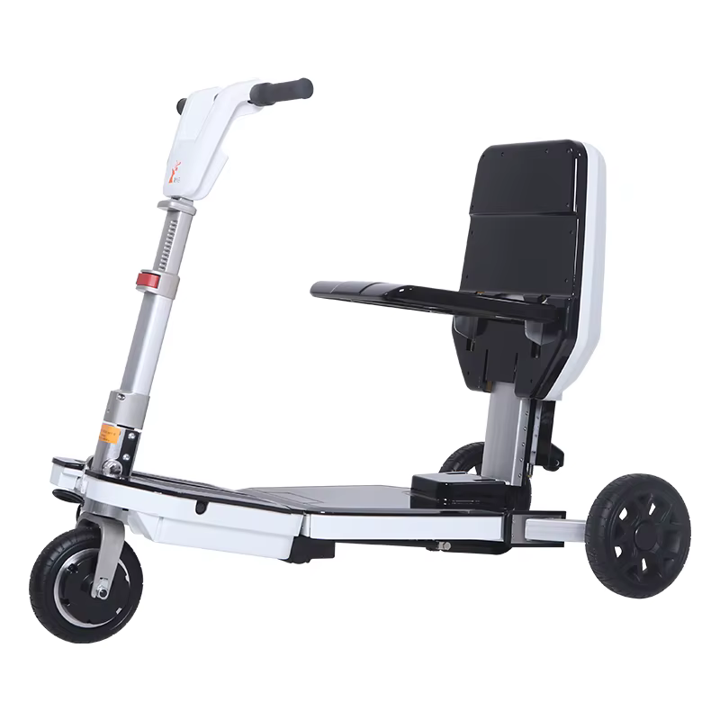Trottinette Électrique Pliable à 3 Roues pour Personnes à mobilité réduite Fauteuil Roulant avec PerfecBattery