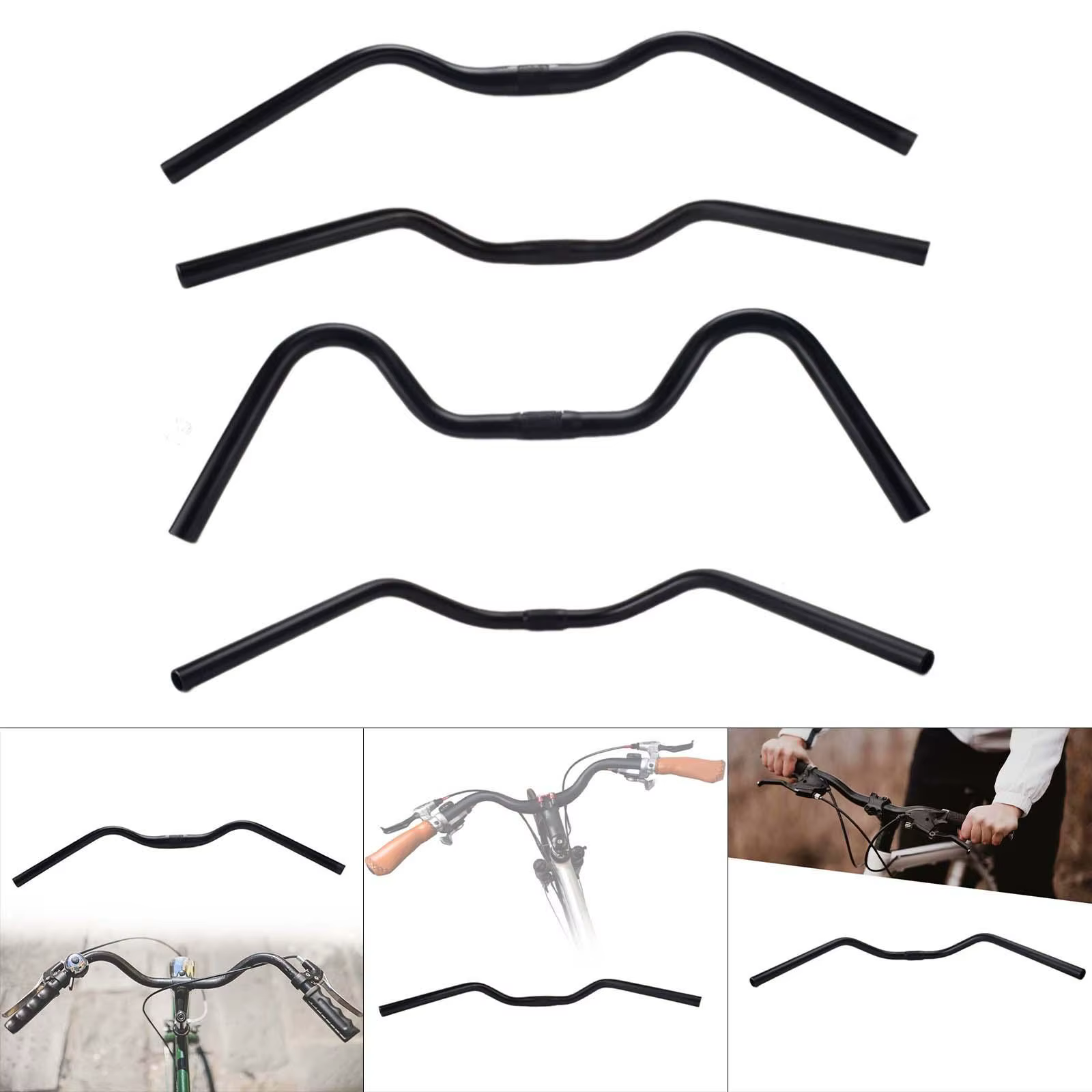 Guidon plat pour vélo de route