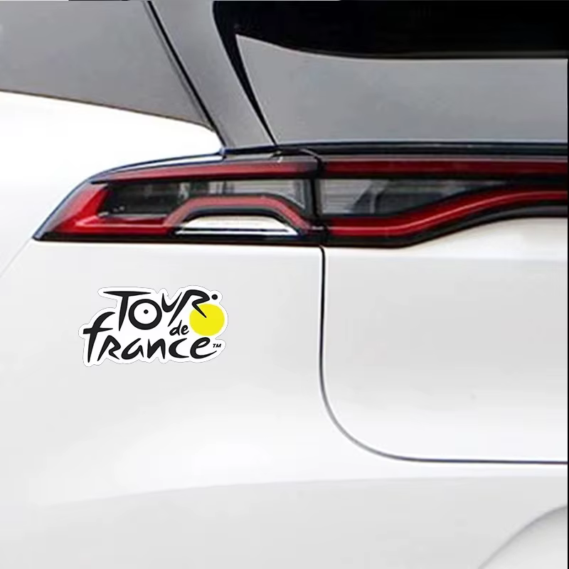 Autocollant logo Tour de France pour vélo de route et VTT, imperméable, casque personnalisé