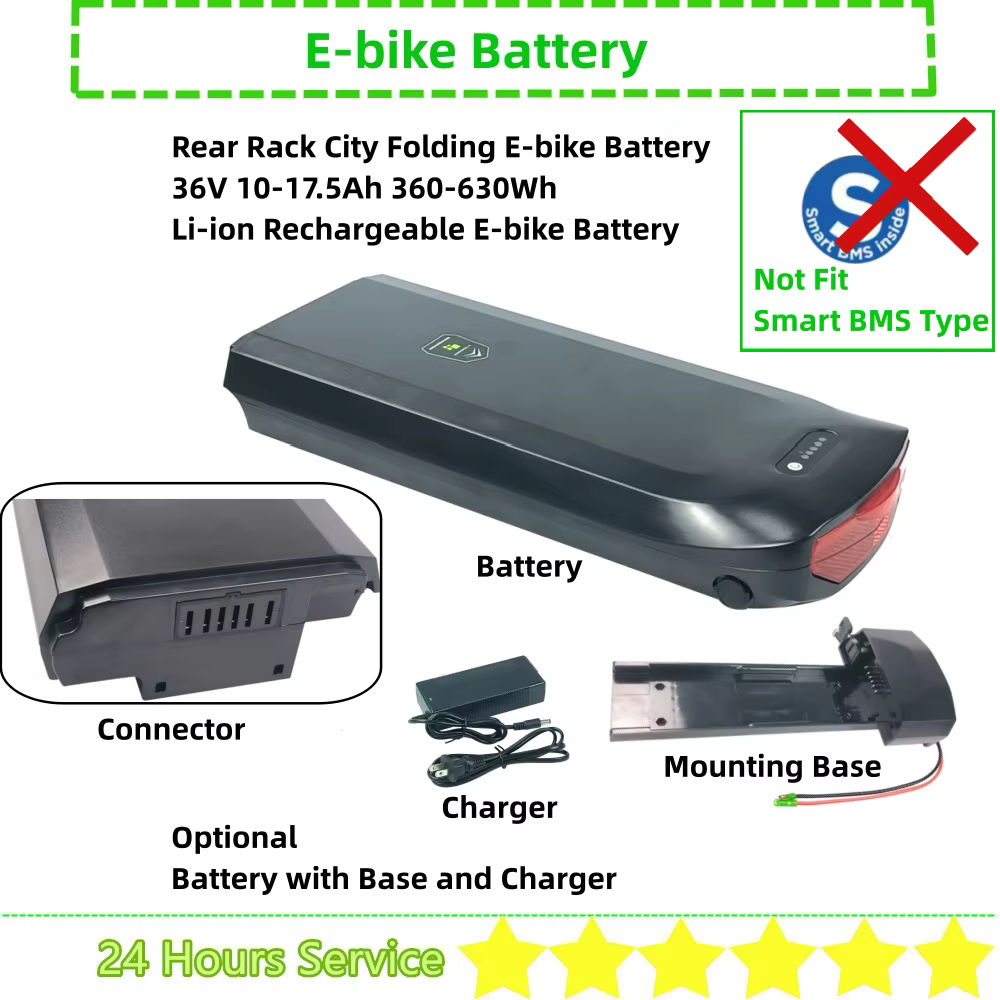 Batterie d'E-bike de ville d'ion d'Eddie 36V 8Ah 8.8Ah 10.4Ah 11.6Ah 13Ah 14.5Ah 17.5Ah