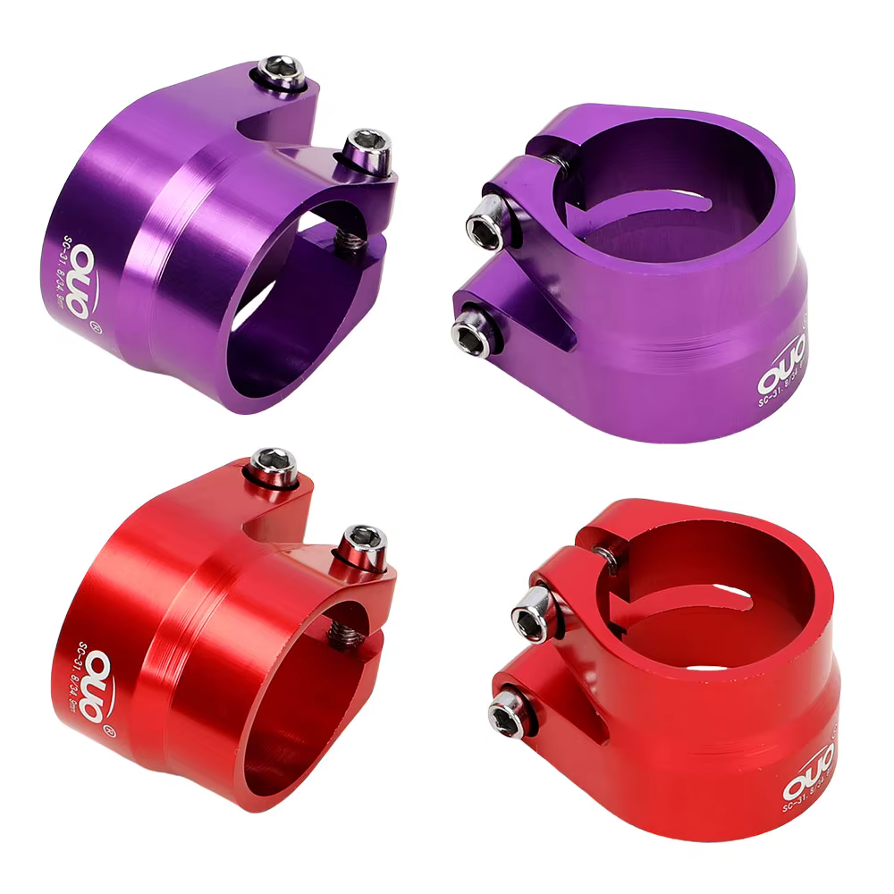 Collier de selle de vélo OUO CNC 31.8/34.9mm