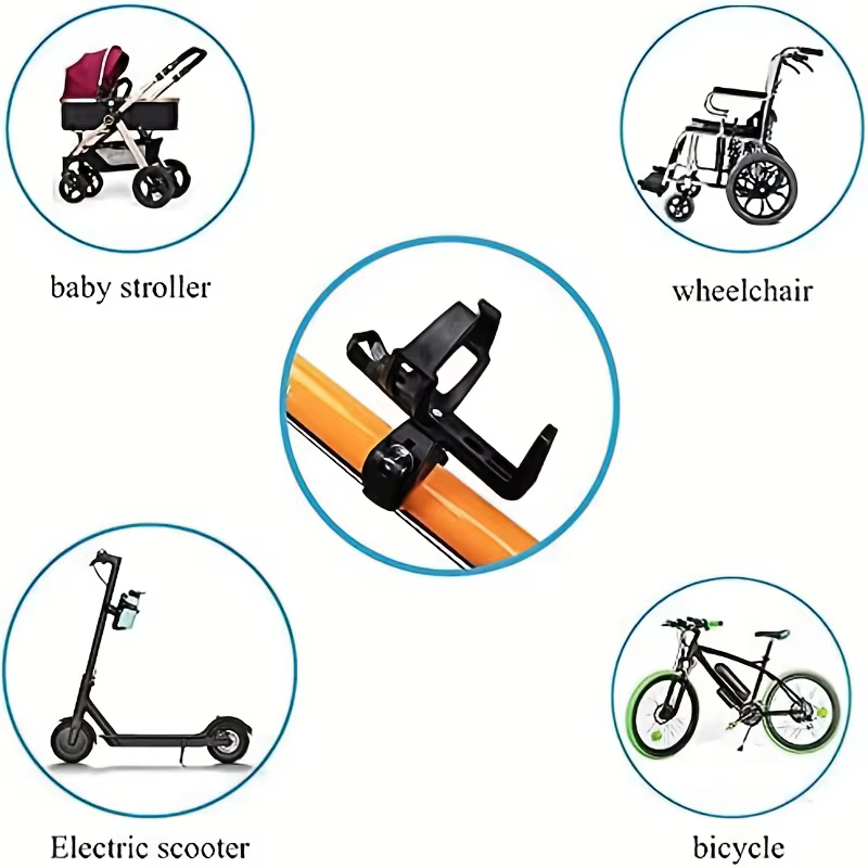 Porte-bouteille d'eau de vélo rotatif à 360 degrés