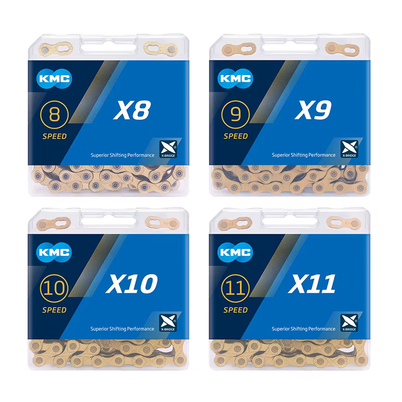 KMC Chaîne de vélo pour pédalier Shimano SRAM pour VTT Z6 X8 X9 X10 X11 X12