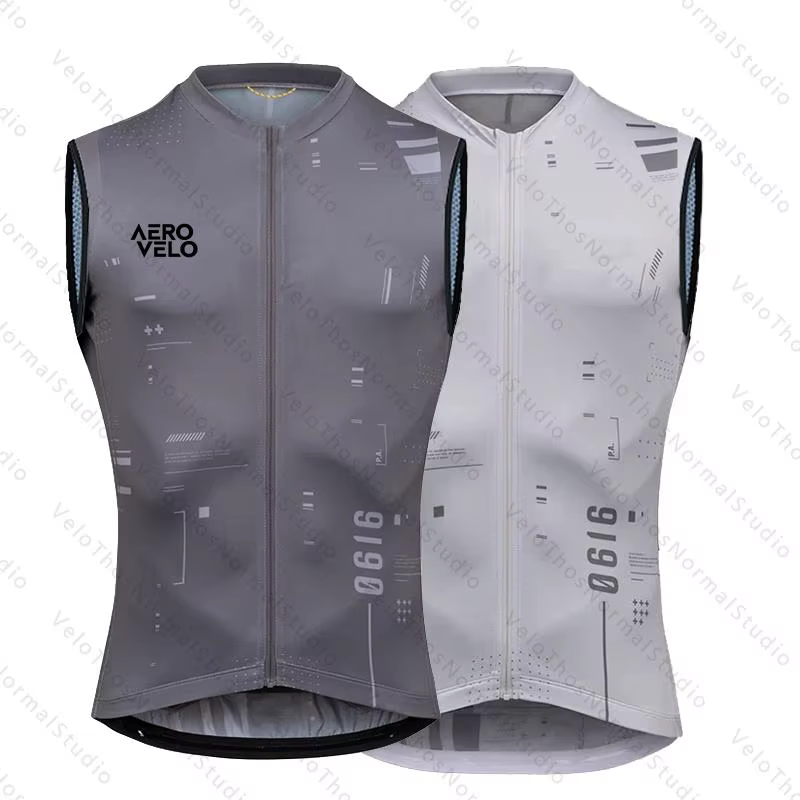 Gilet de cyclisme AERO VELO coupe-vent pour homme