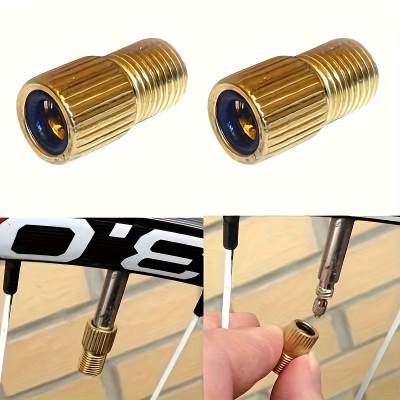 Convertisseur de valve de vélo 4 pièces